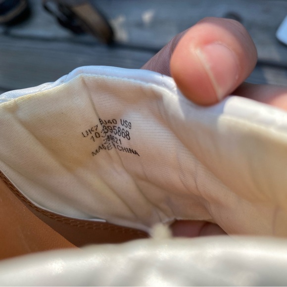 ASOS Quilted Mule White Square Toe Womens Size 9 Block Heel - Picture 5 of 6